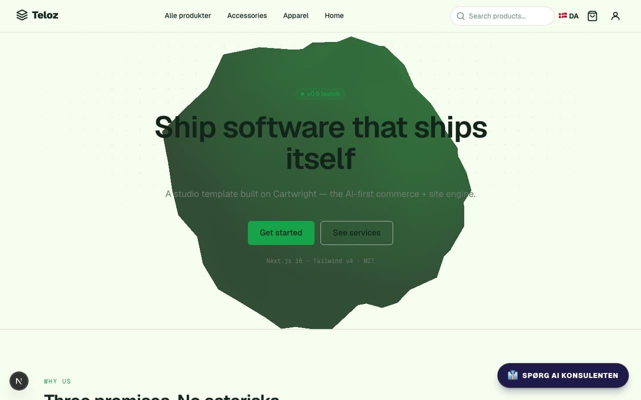 Jungle (playful · nature) — homepage preview
